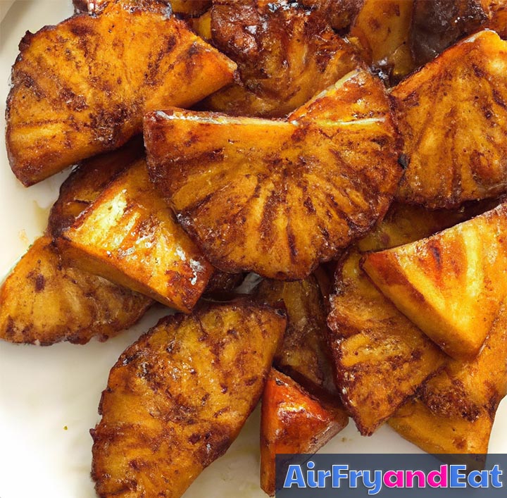 air fryer pineapple slices
