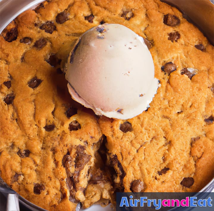 air fryer pizookie