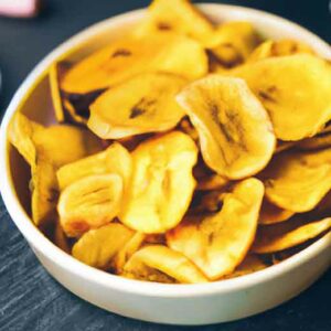 air fryer plantain chips