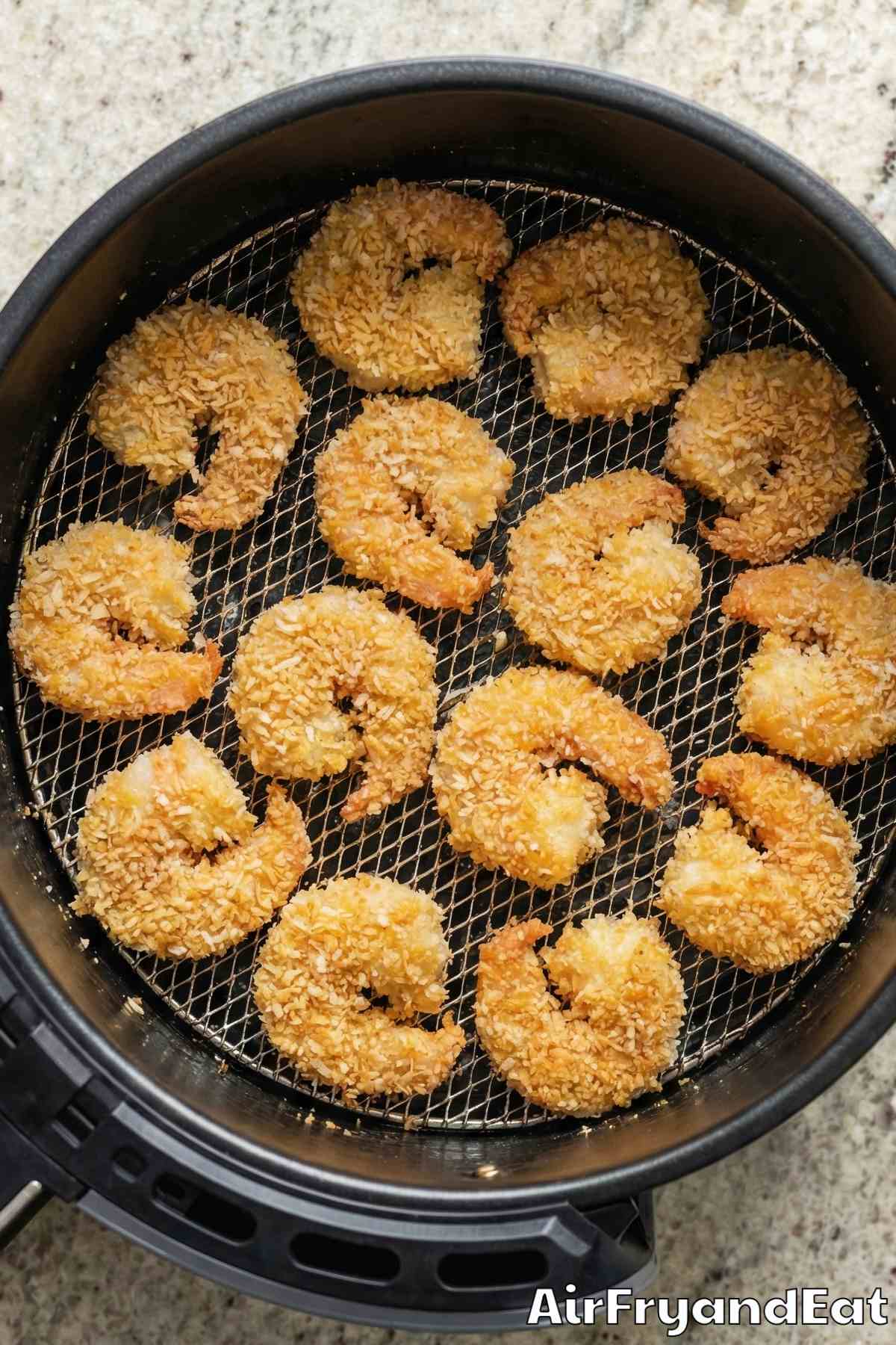 Air Fryer Popcorn Shrimp Step 4