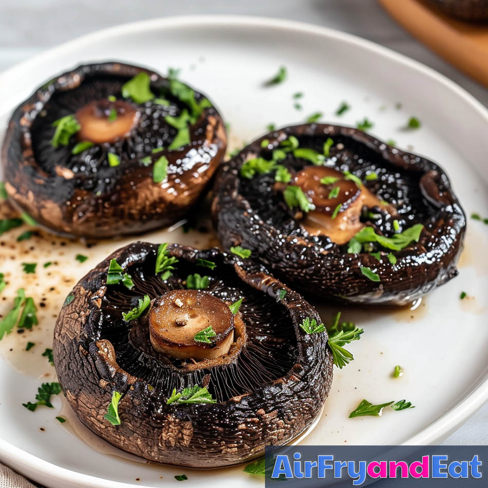 Air Fryer Portobello Mushrooms: The BEST Recipe | AirFryAndEat