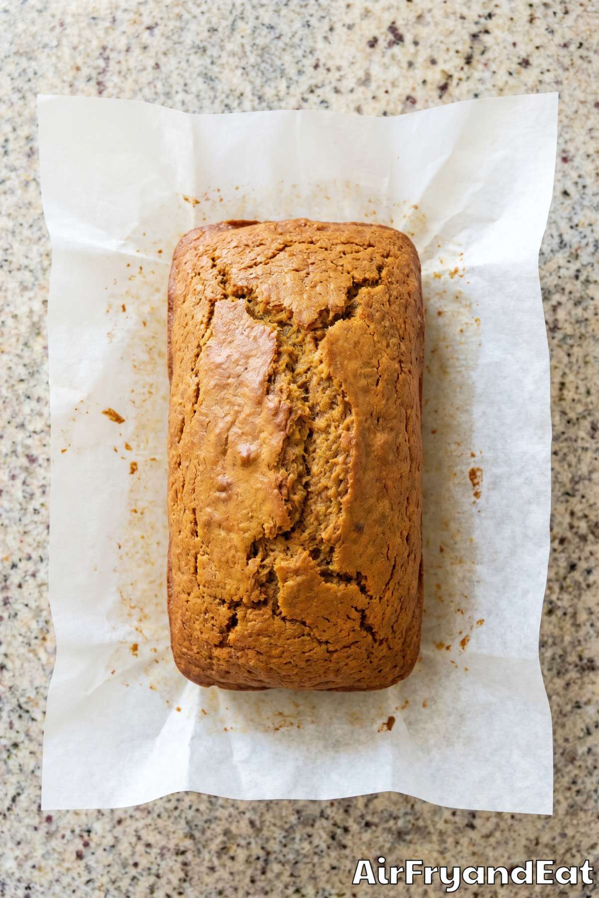 Easy air fryer pumpkin bread recipe