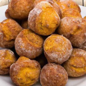 air fryer pumpkin donut holes