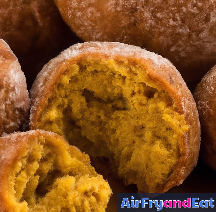 air fryer pumpkin donuts