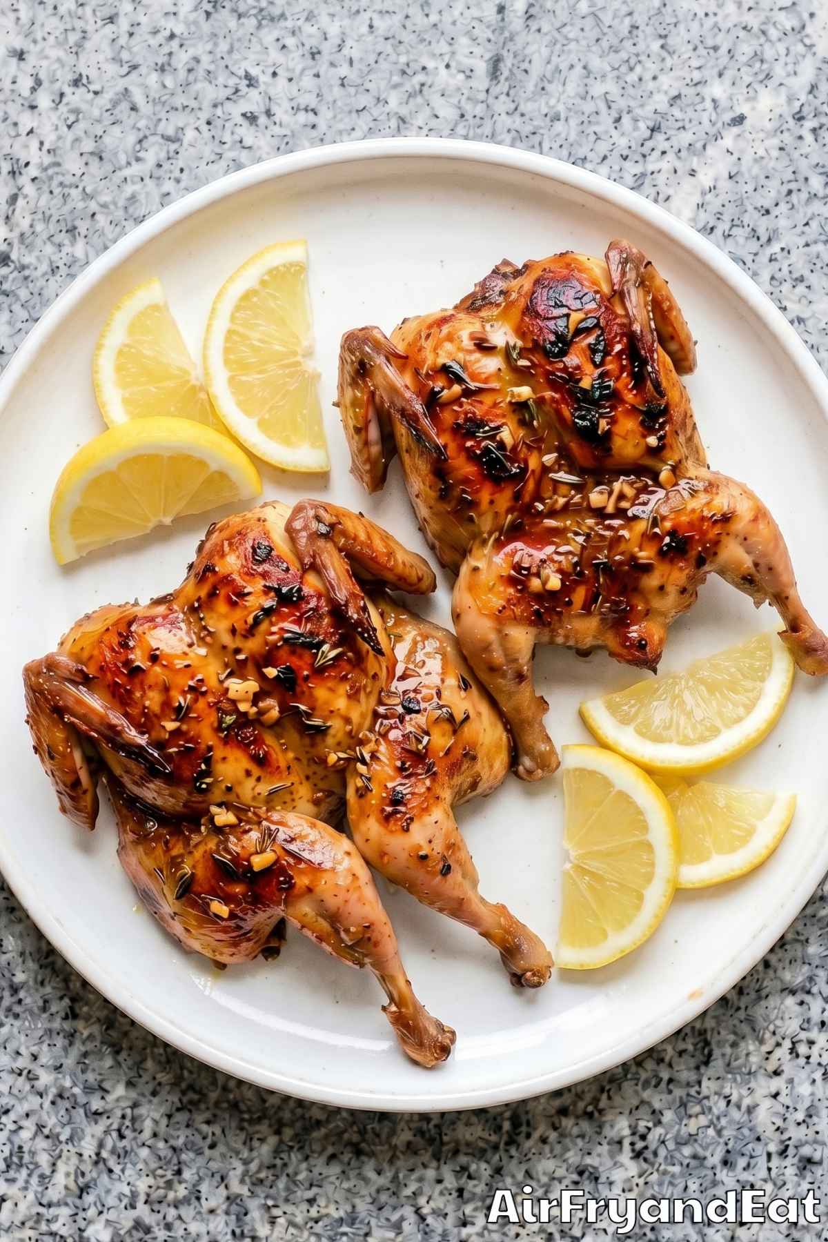 savory crispy air fryer quail