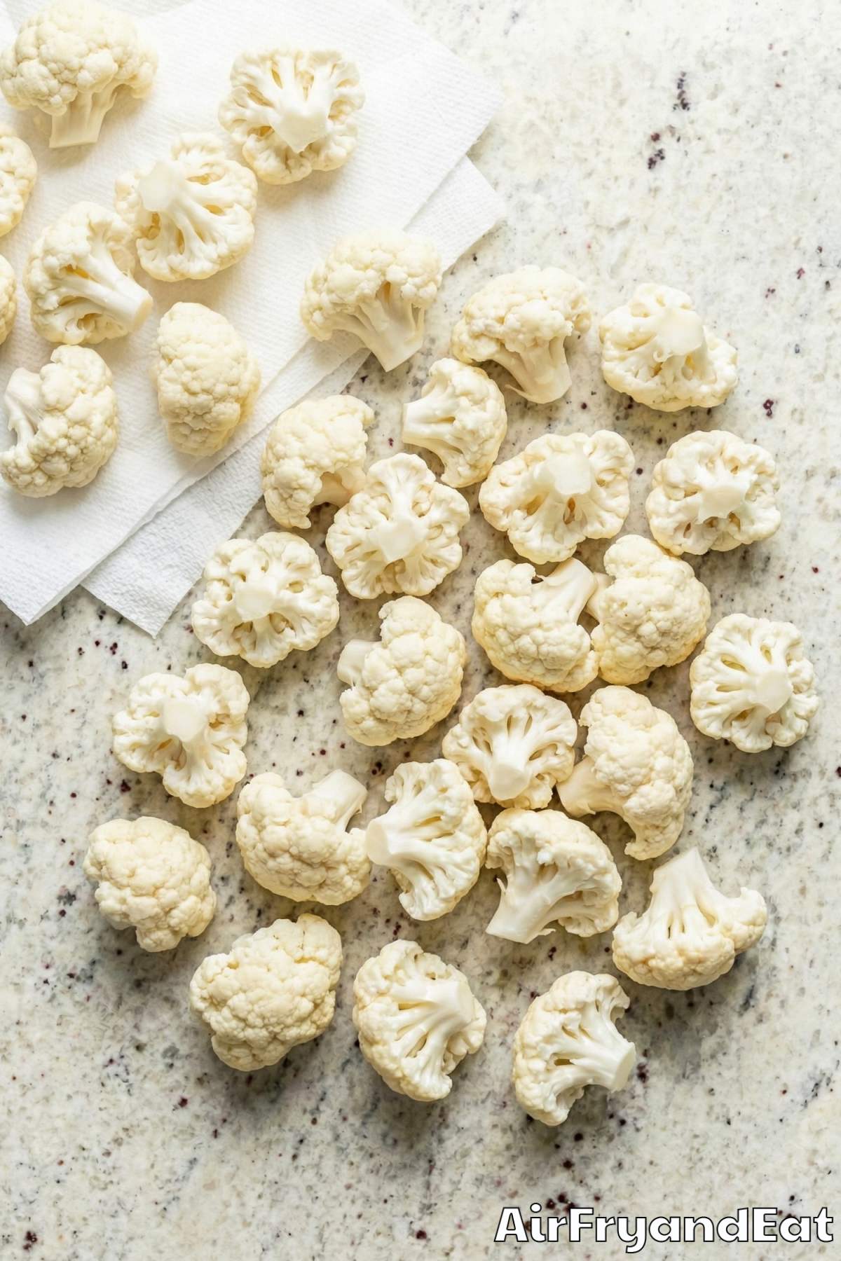 Air Fryer Roasted Cauliflower Step 1