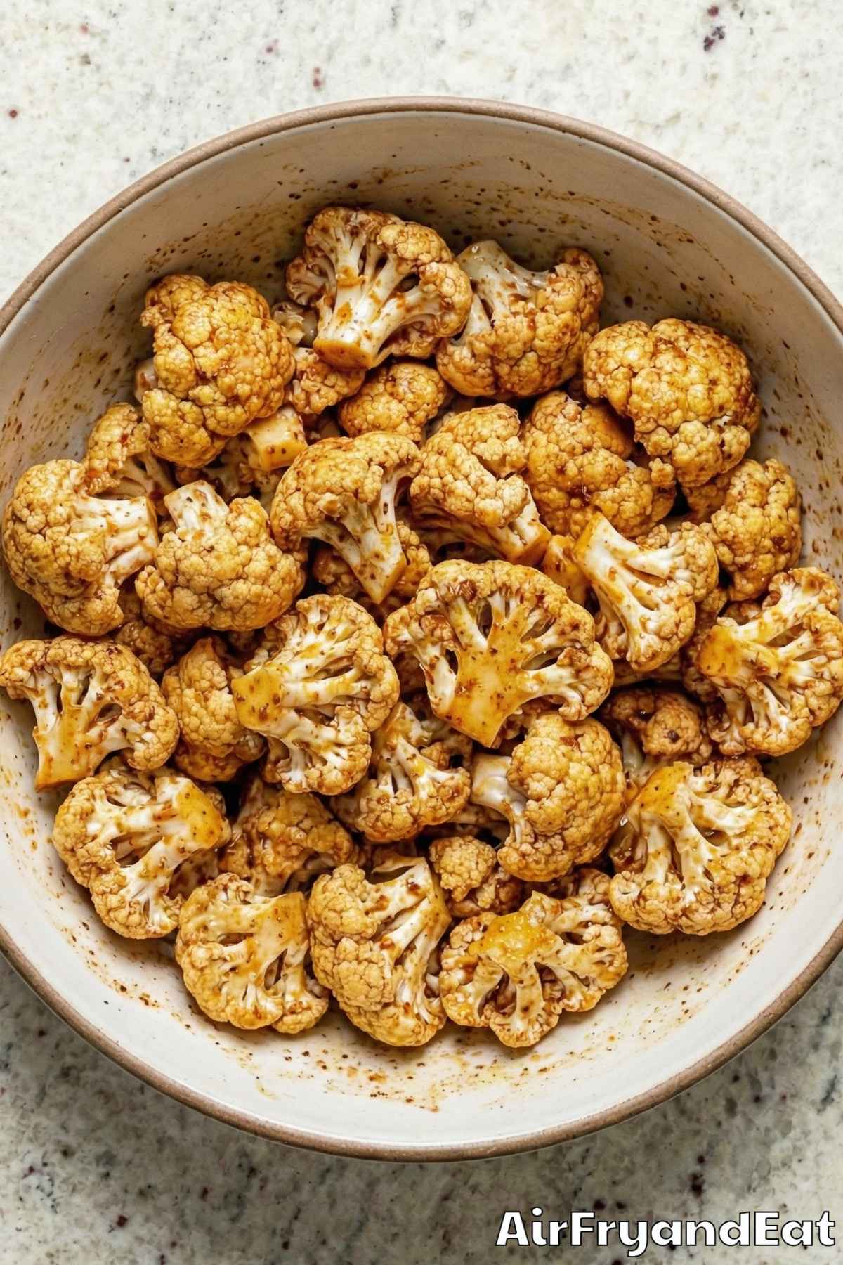 Air Fryer Roasted Cauliflower Step 2