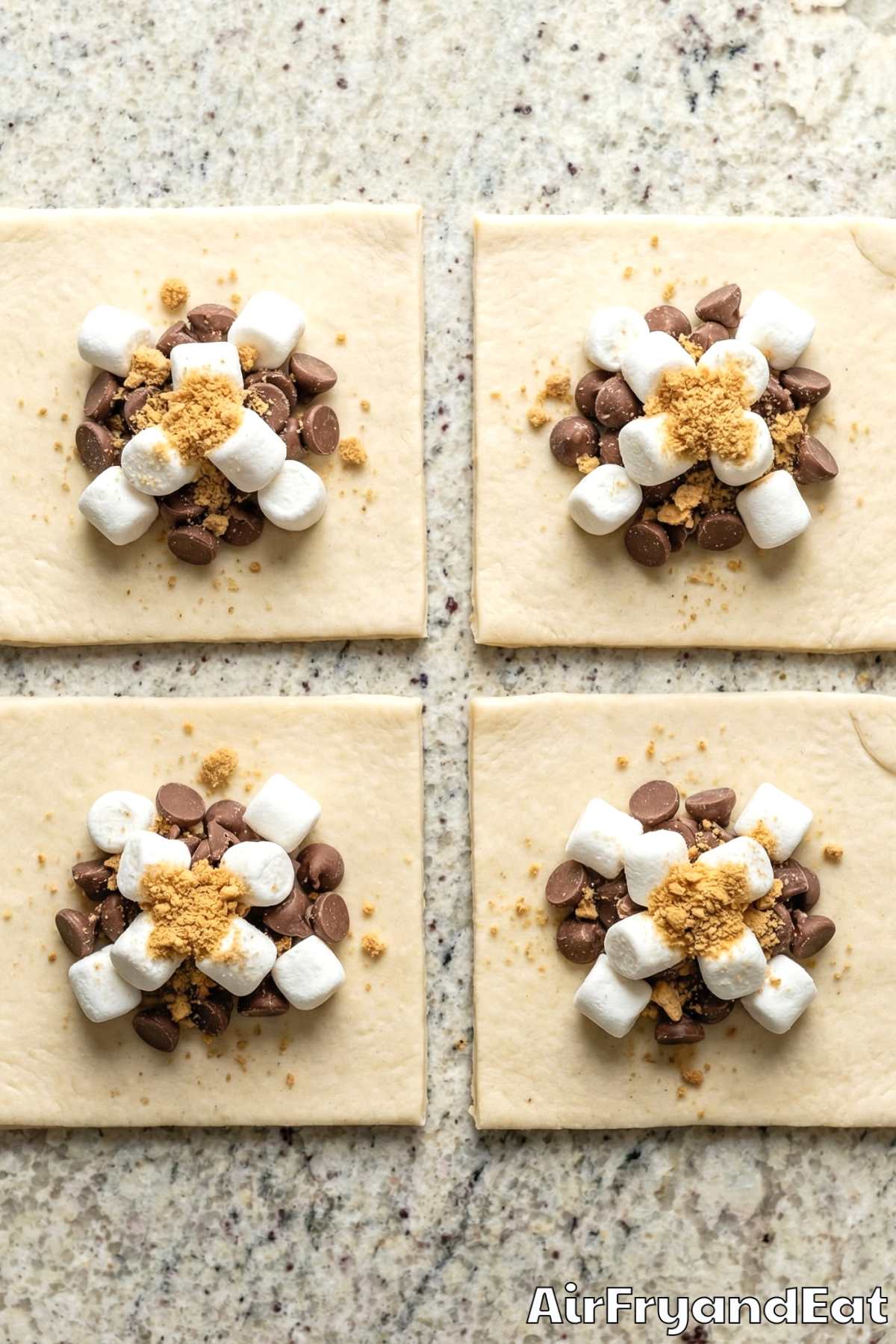 Air Fryer S'mores Pastry Pockets Step 2
