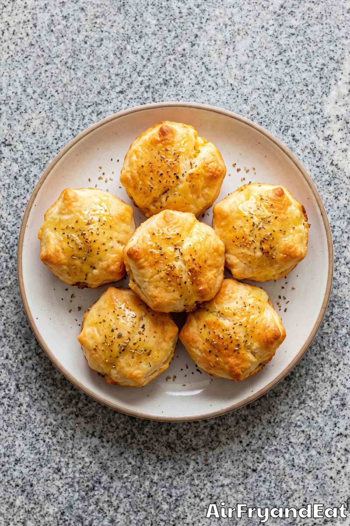 Air fryer sausage cheese biscuit bites