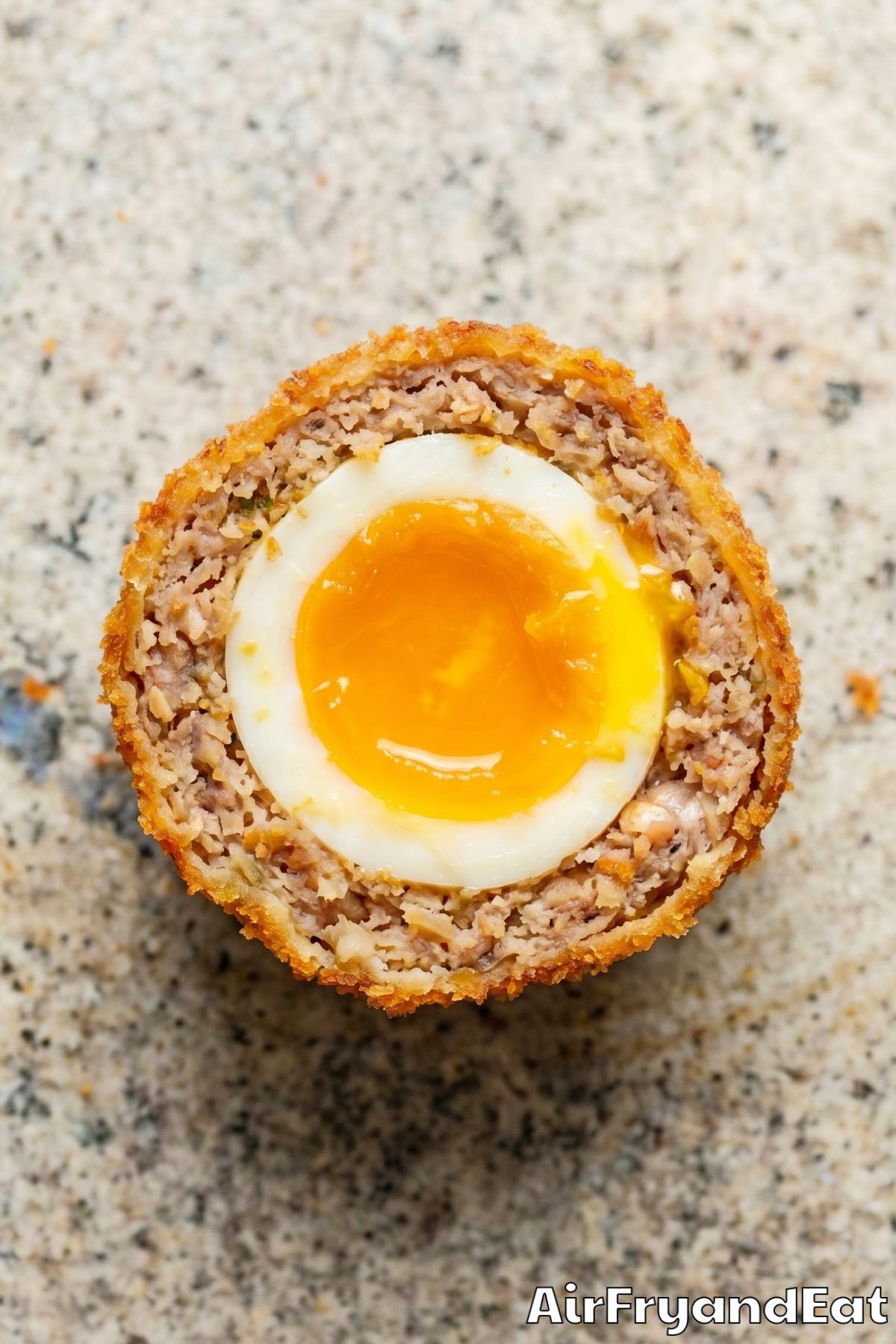 Hearty homemade air fryer Scotch eggs