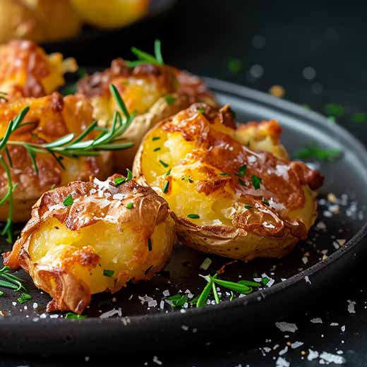 Air Fryer Smashed Potatoes