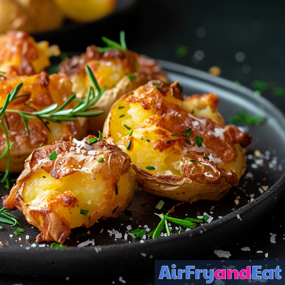 air fryer smashed potatoes 