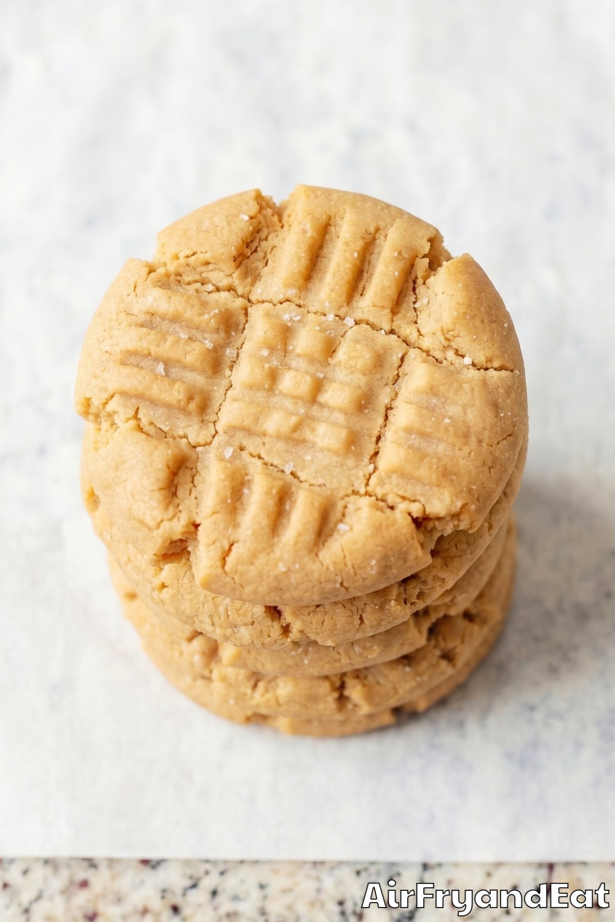 Irresistible soft peanut butter air fryer cookies