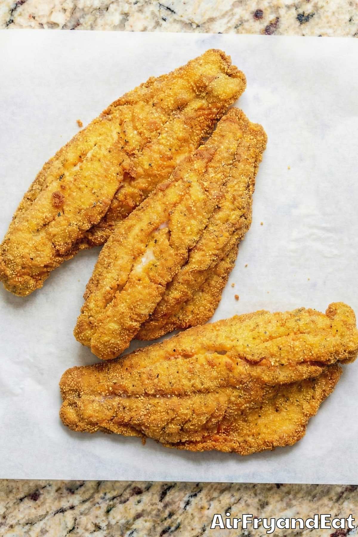 Seasoned air fryer southern fried catfish