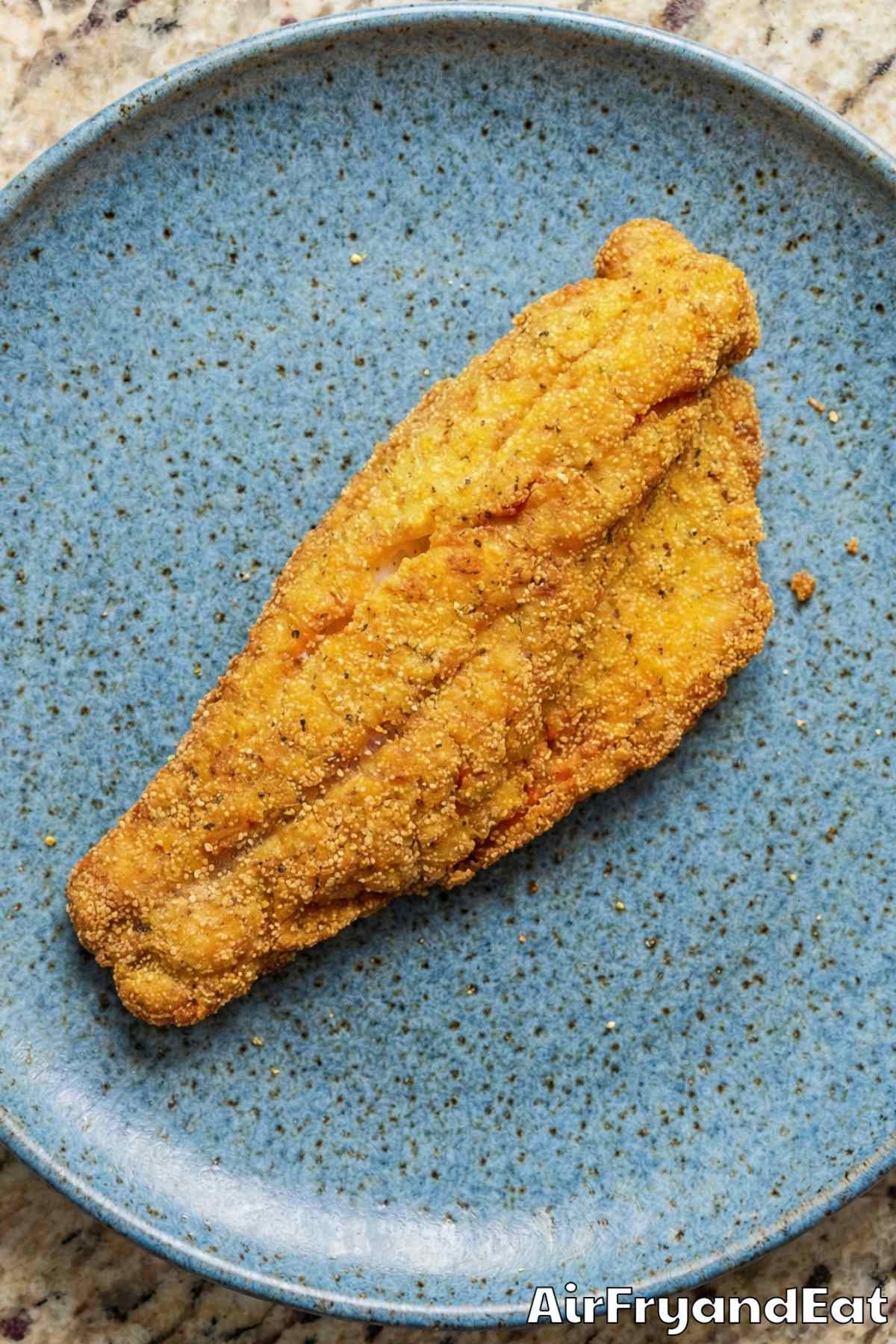 Flaky air fryer southern fried catfish