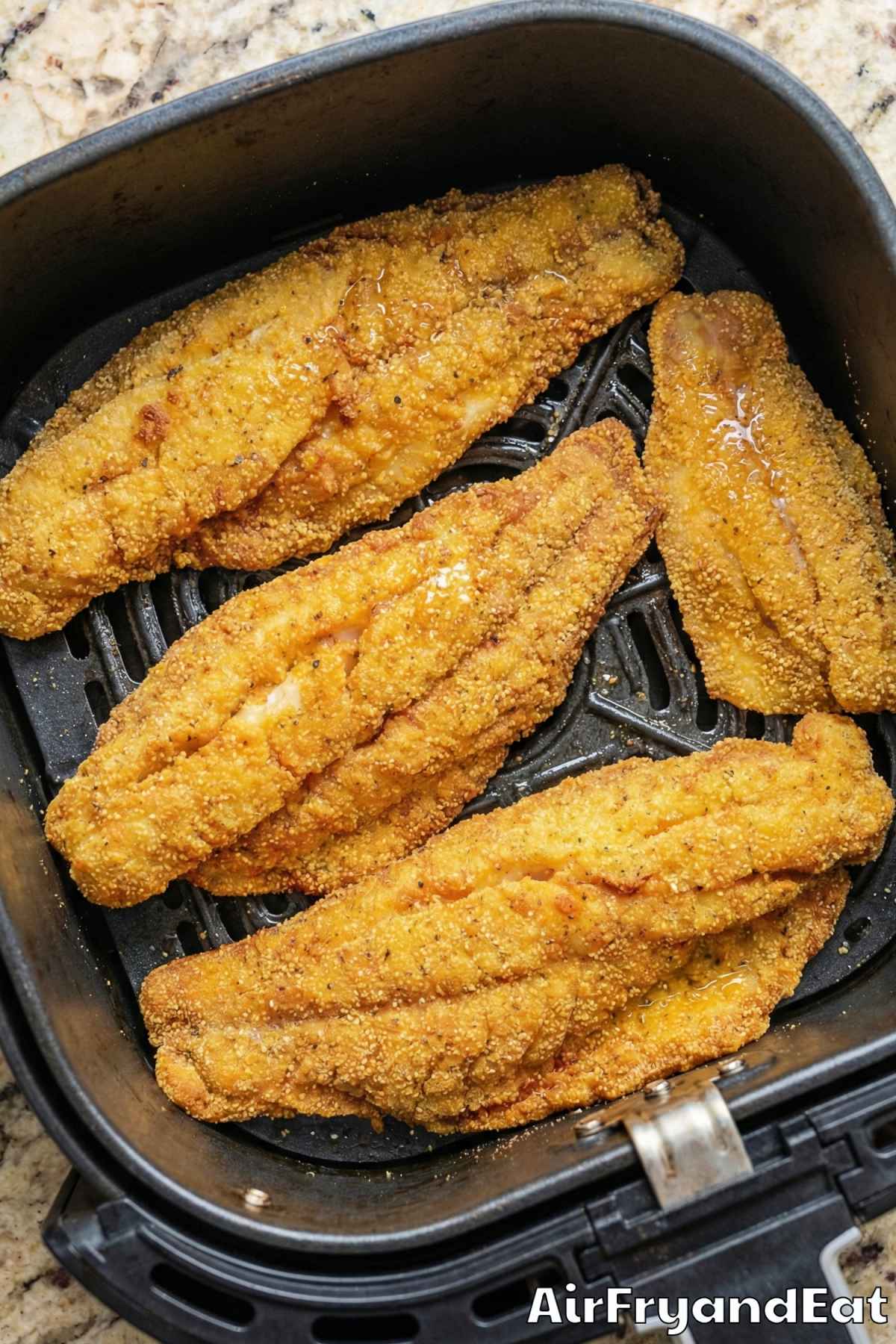 Air Fryer Southern Fried Catfish Step 5