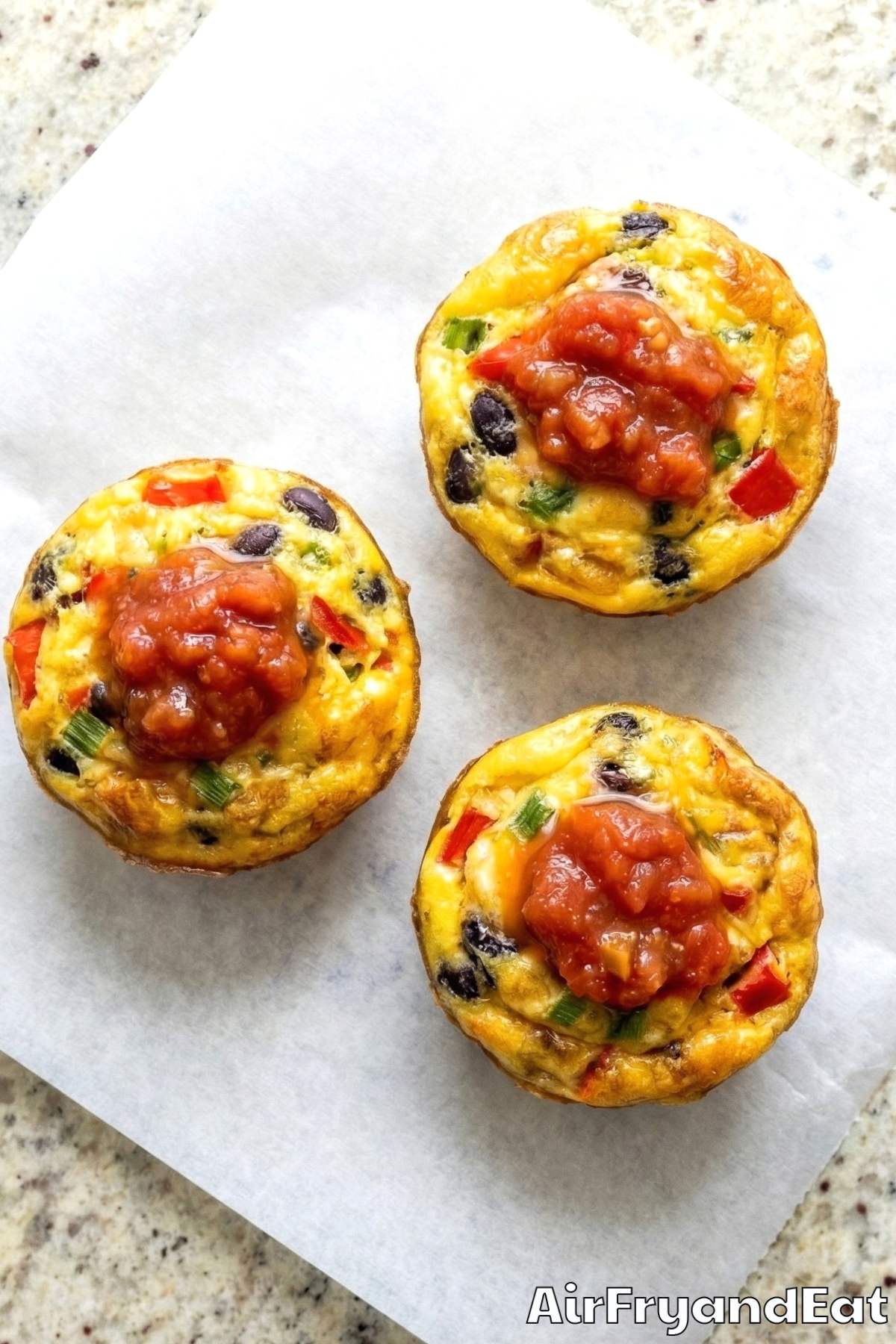 Wholesome air fryer southwest egg cups breakfast