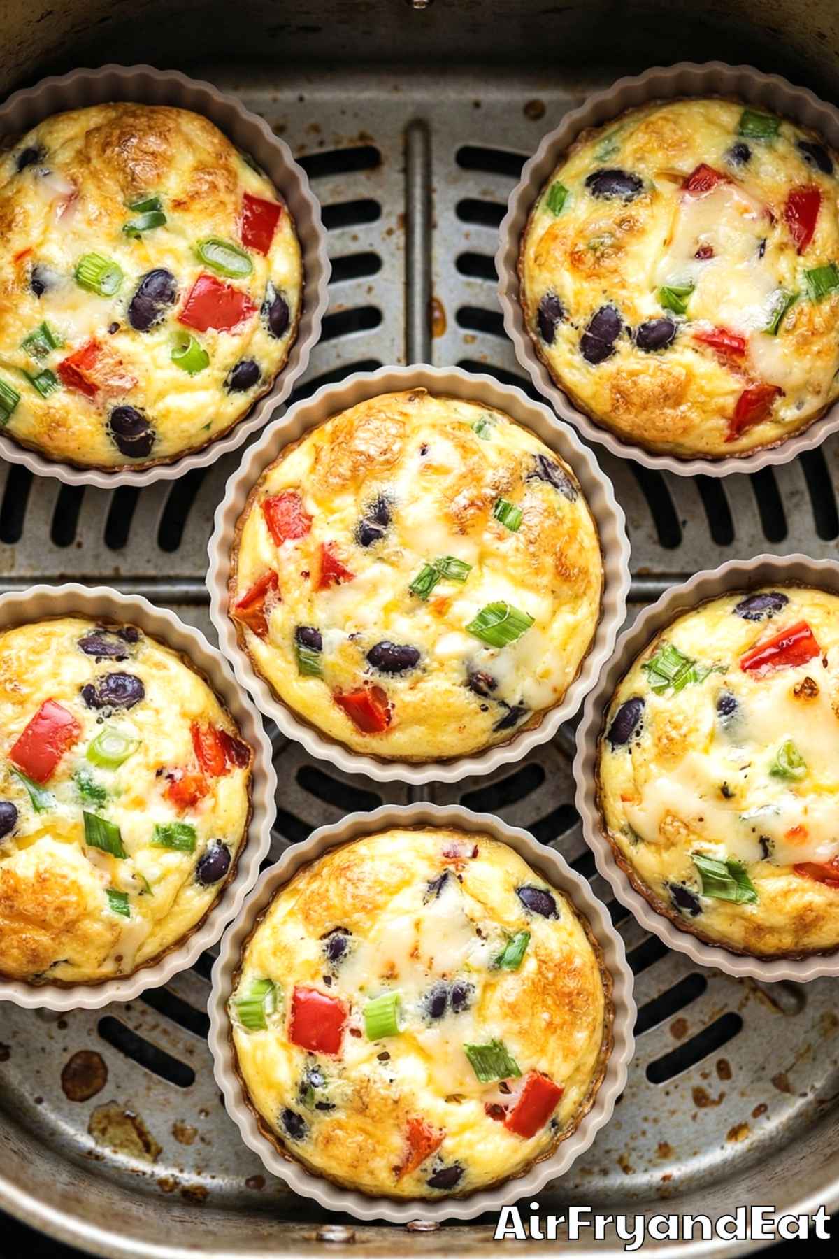 Air Fryer Southwest Egg Cups Step 5