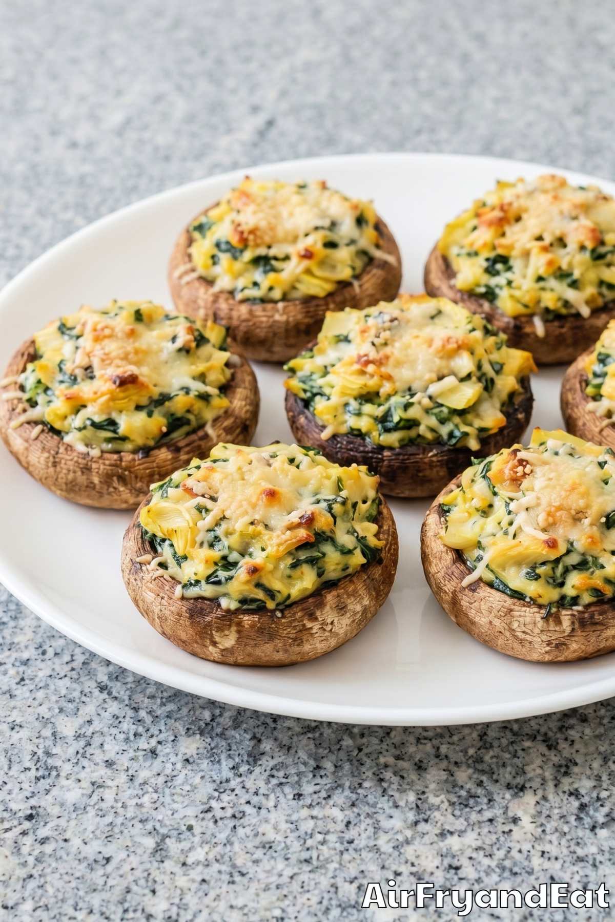 easy air fryer stuffed mushrooms