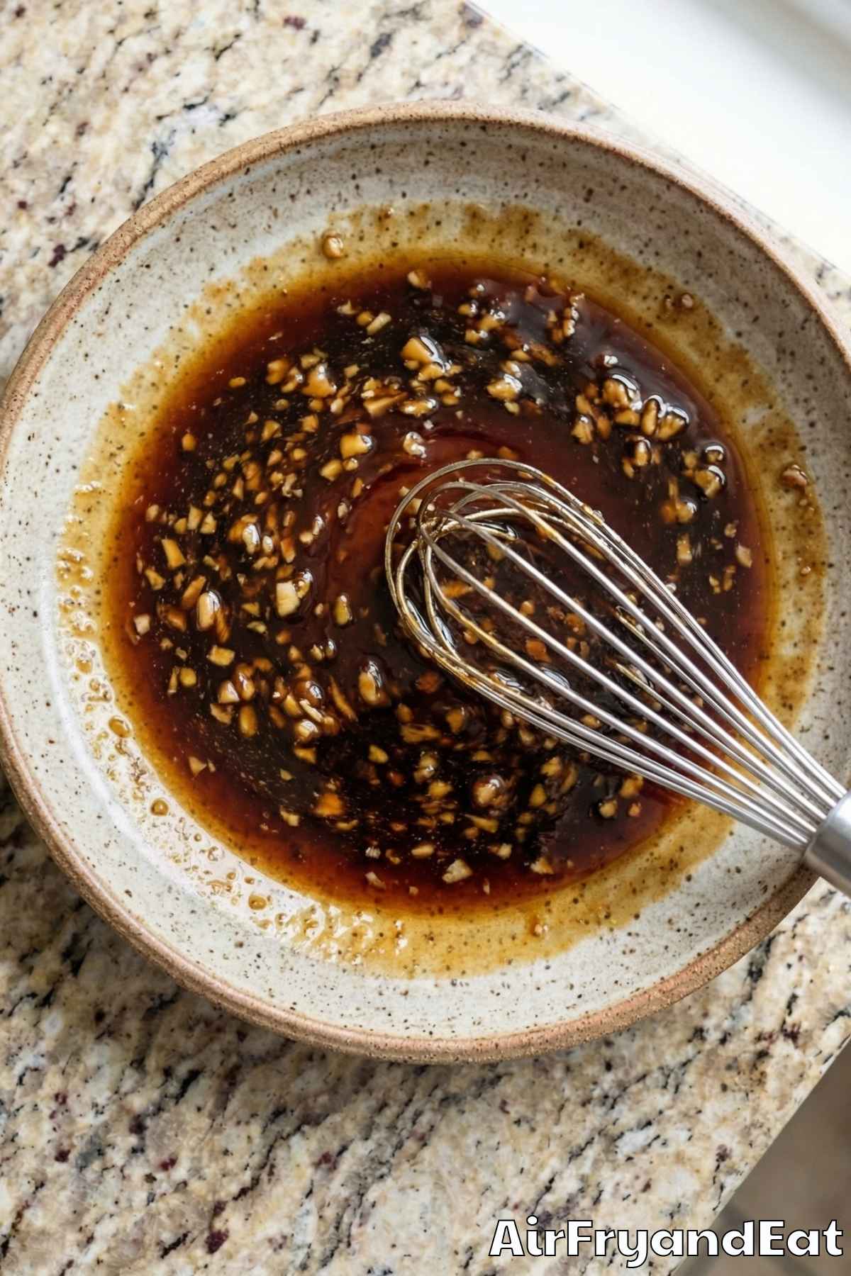 Air Fryer Sticky Honey Soy Pork Chops Step 3