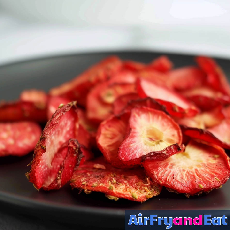 air fryer strawberries airfryandeat