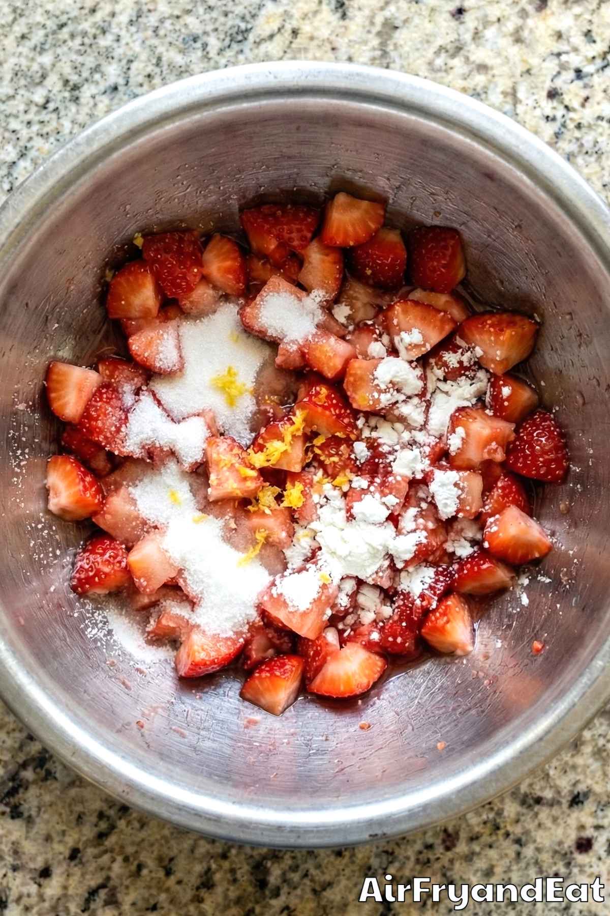 Air Fryer Strawberry Turnovers Step 1