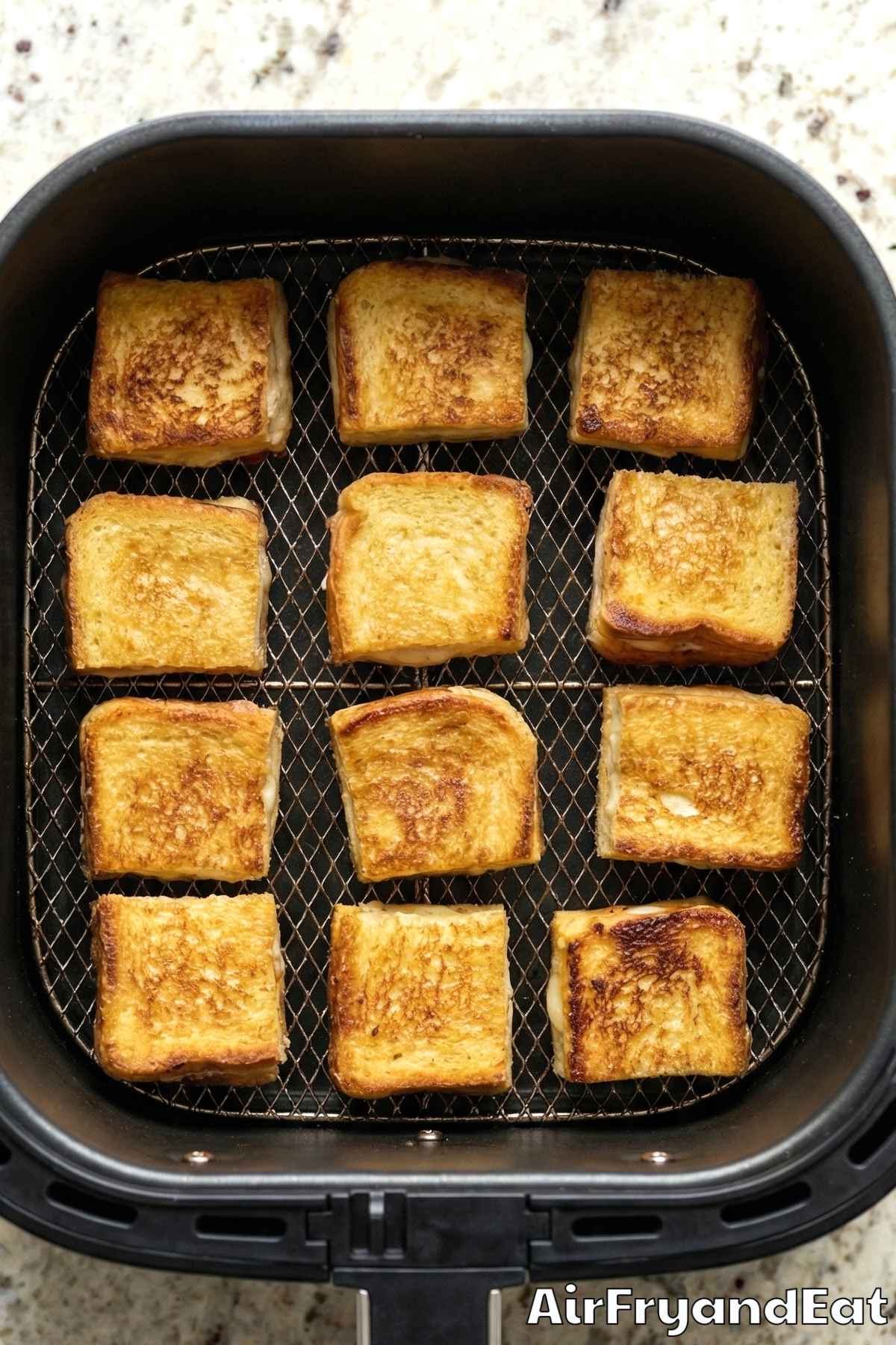 Air Fryer Stuffed French Toast Bites Step 4