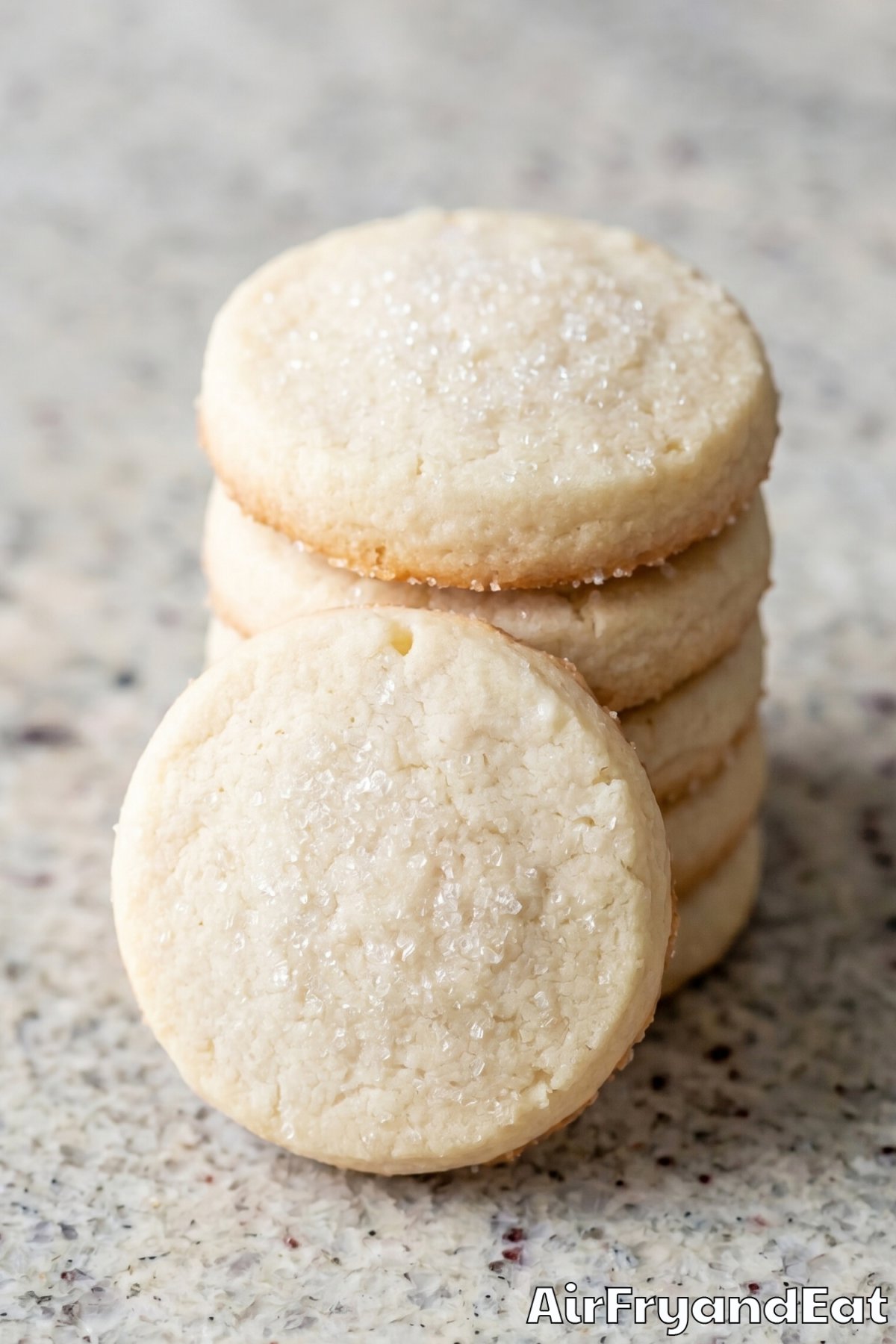 Easy air fryer sugar cookies with sprinkles