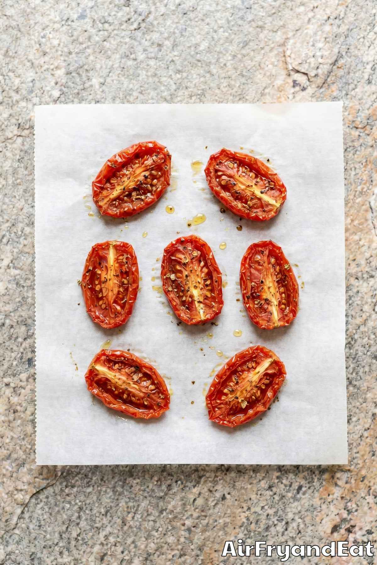 savory air fryer dried tomatoes