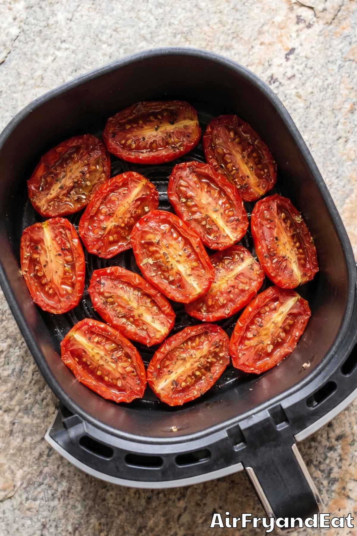 Air Fryer Sun Dried Tomatoes Step 4