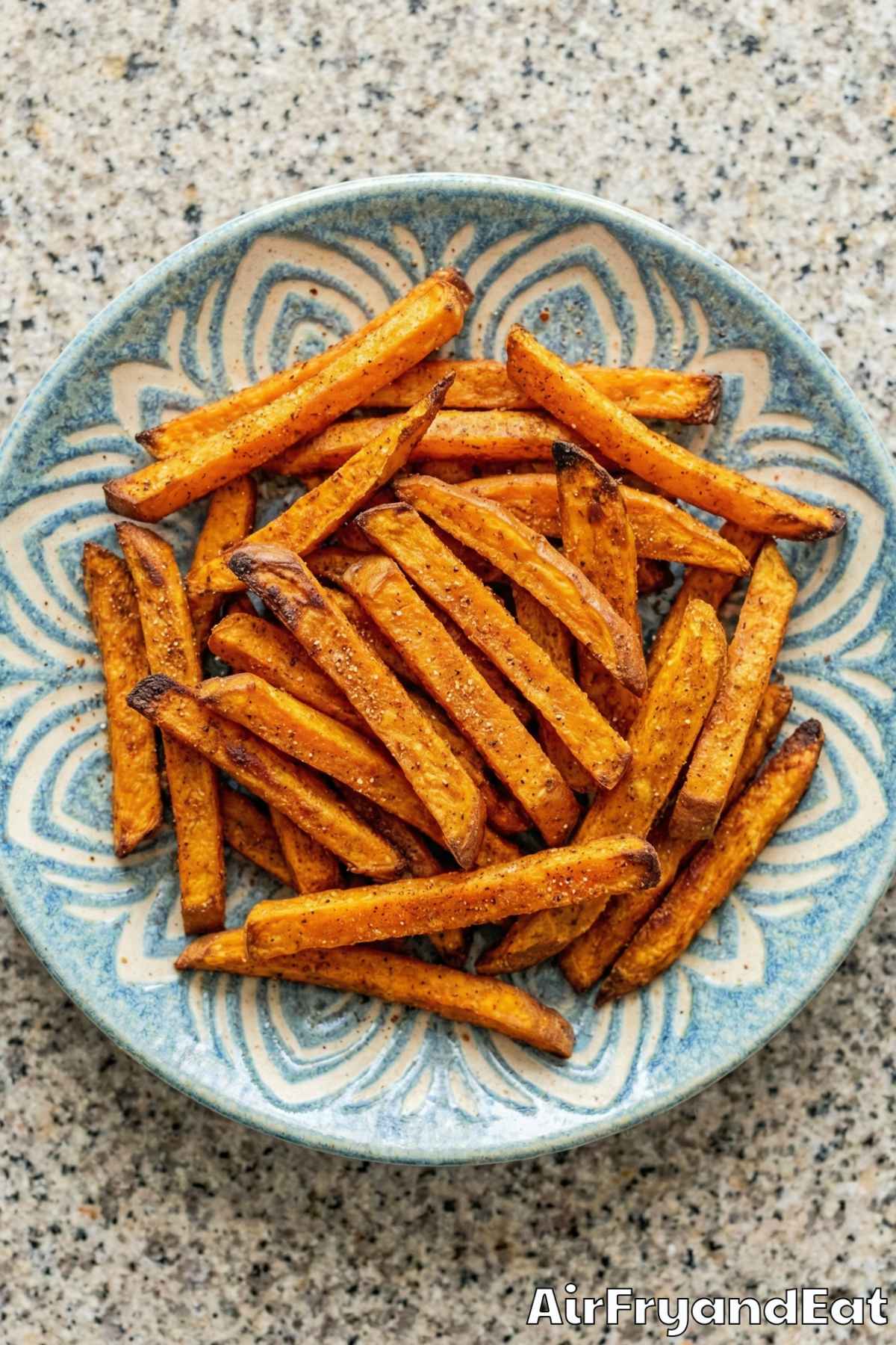Easy air fryer sweet potato fries