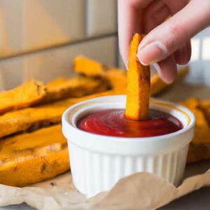 air fryer sweet potato wedges