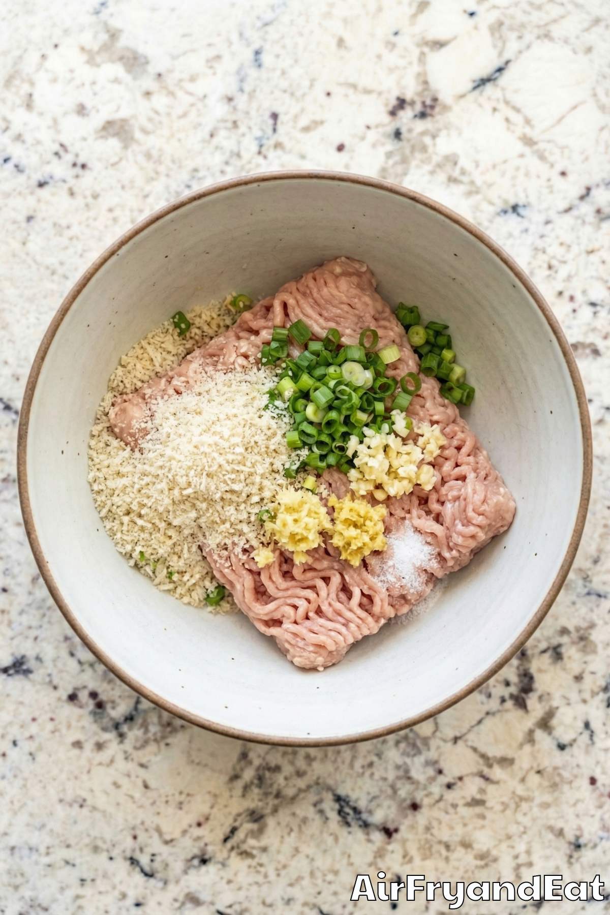 Air Fryer Teriyaki Chicken Meatballs Step 1