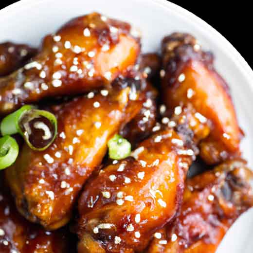 Air Fryer Teriyaki Chicken Wings Easy Recipe AirFryAndEat