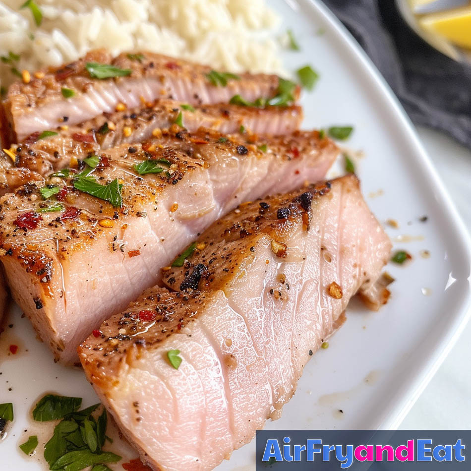 Air Fryer Tuna Steaks The BEST Recipe AirFryAndEat