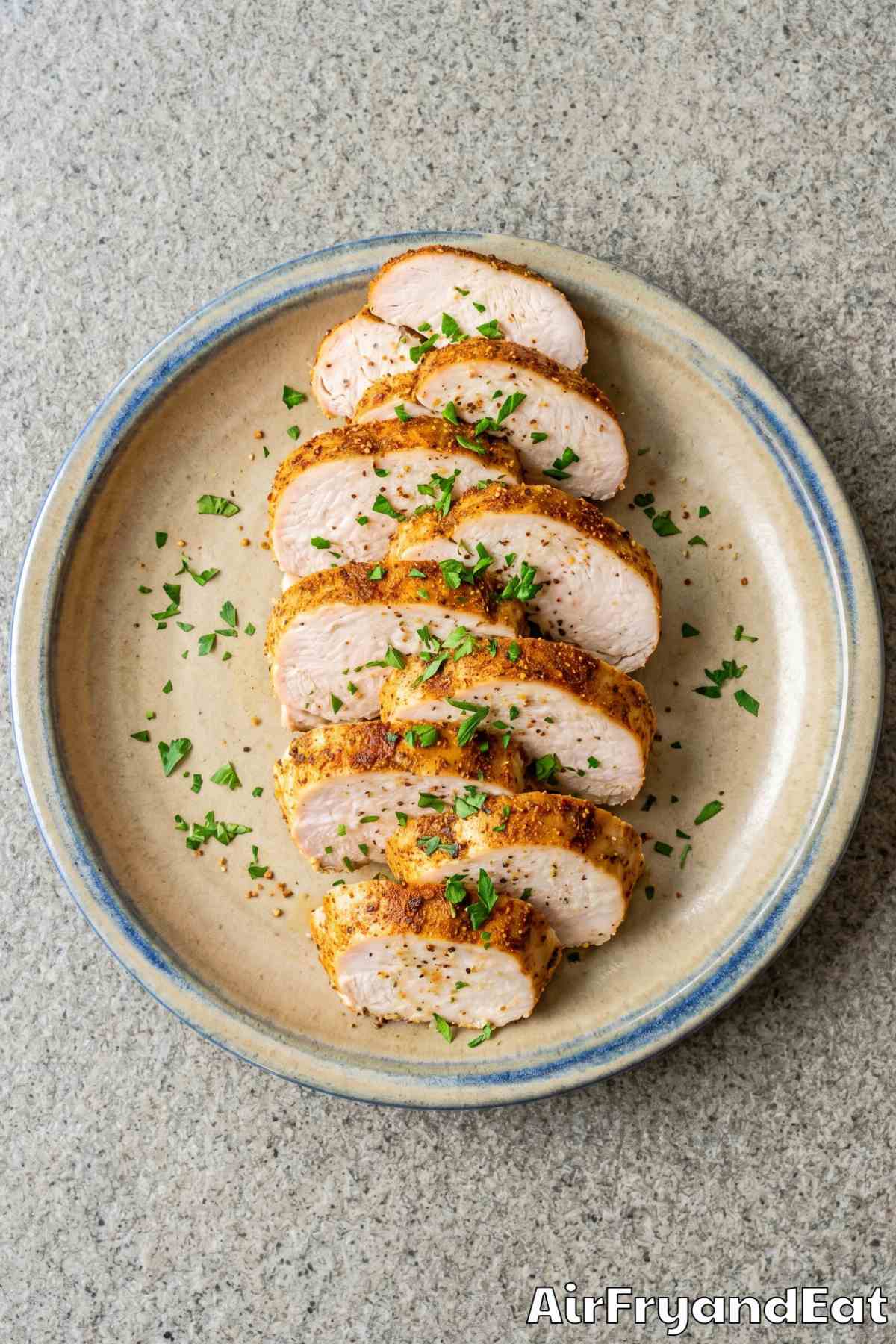 tender air fryer turkey tenderloin dinner