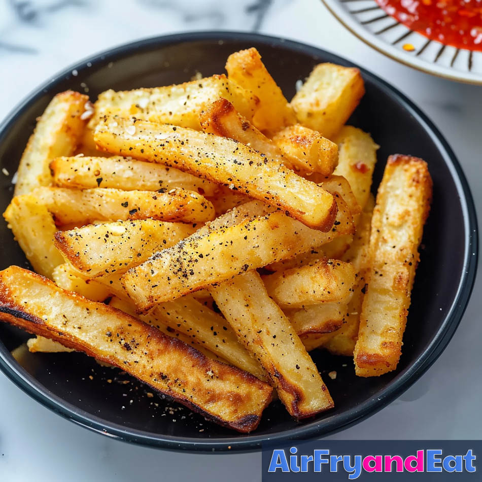 Air Fryer Yuca Fries Crispy & Easy Recipe AirFryAndEat