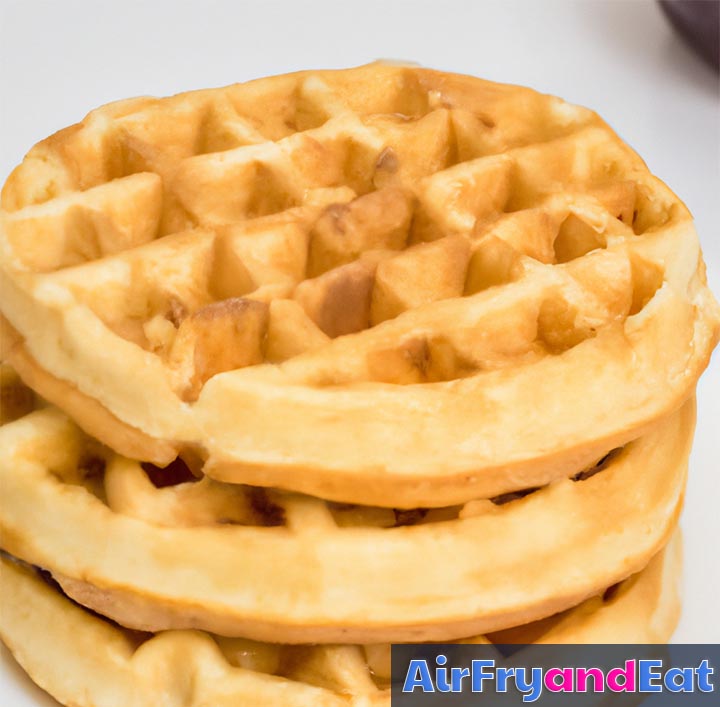 Air Fryer Frozen Waffles Easy Recipe AirFryAndEat