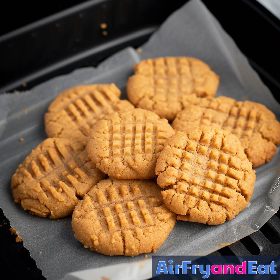 airfryer peanut butter cookies 