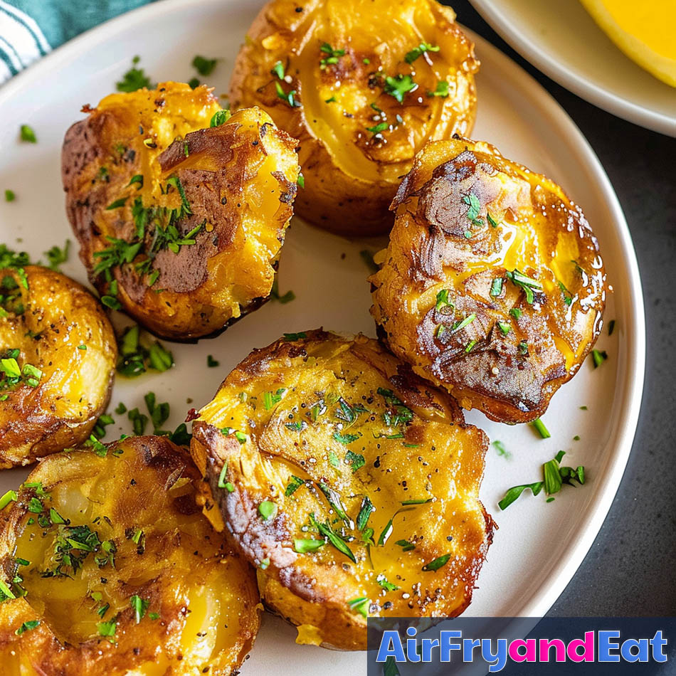 airfryer smashed potatoes  