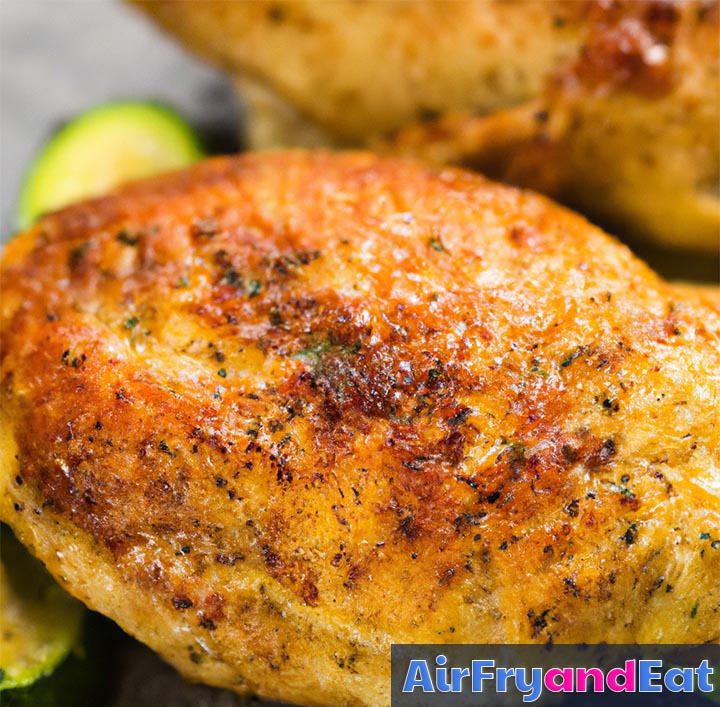 Air Fryer Bone In Chicken Breast (Easy Recipe) AirFryAndEat