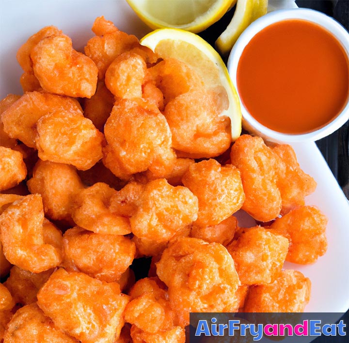 buffalo shrimp with sauce
