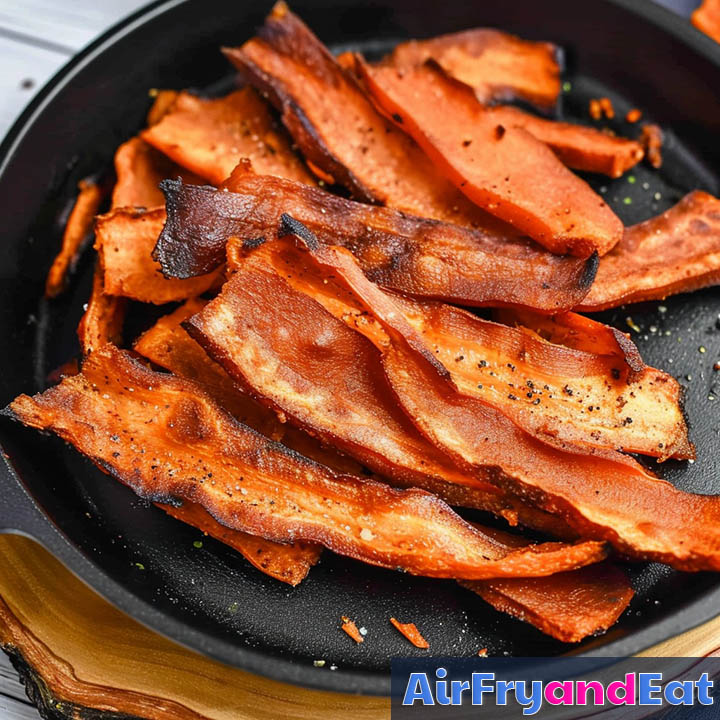 Air Fryer Carrot Bacon Easy, Crispy & Tasty AirFryAndEat