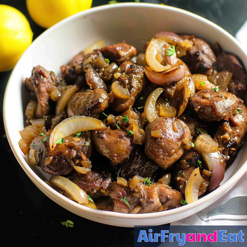 Air Fryer Chicken Hearts Very Easy & Tasty AirFryAndEat