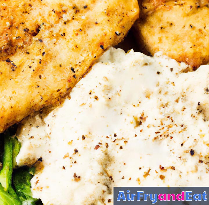 Air Fryer Chicken Piccata Easy Recipe AirFryAndEat
