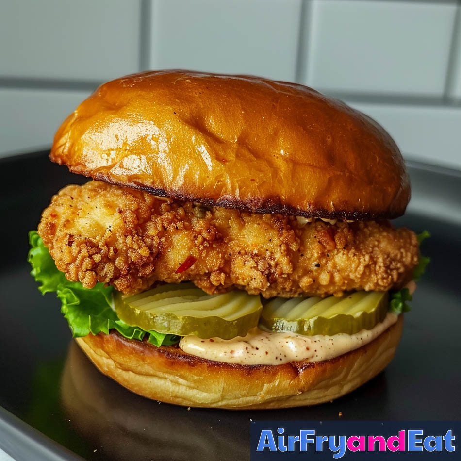 chicken sandwich in air fryer  