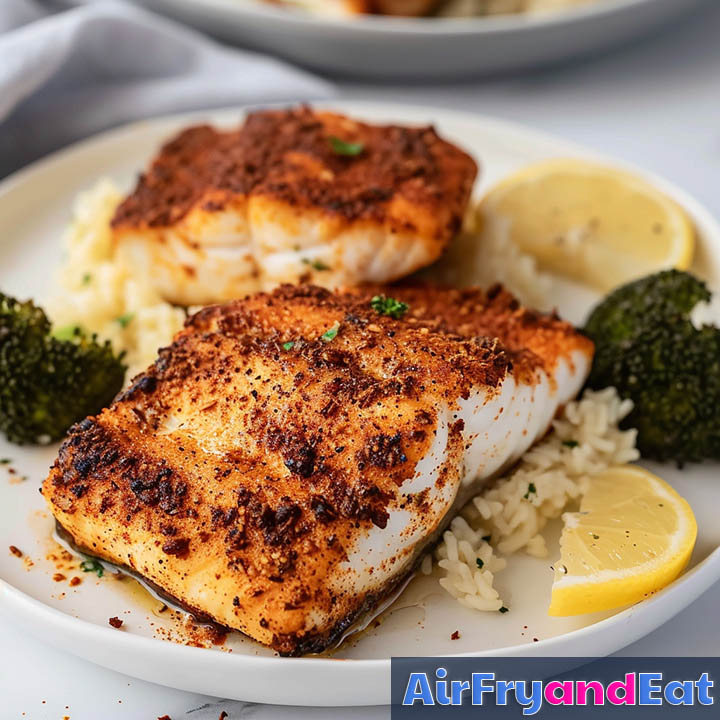 cooking halibut in an air fryer 