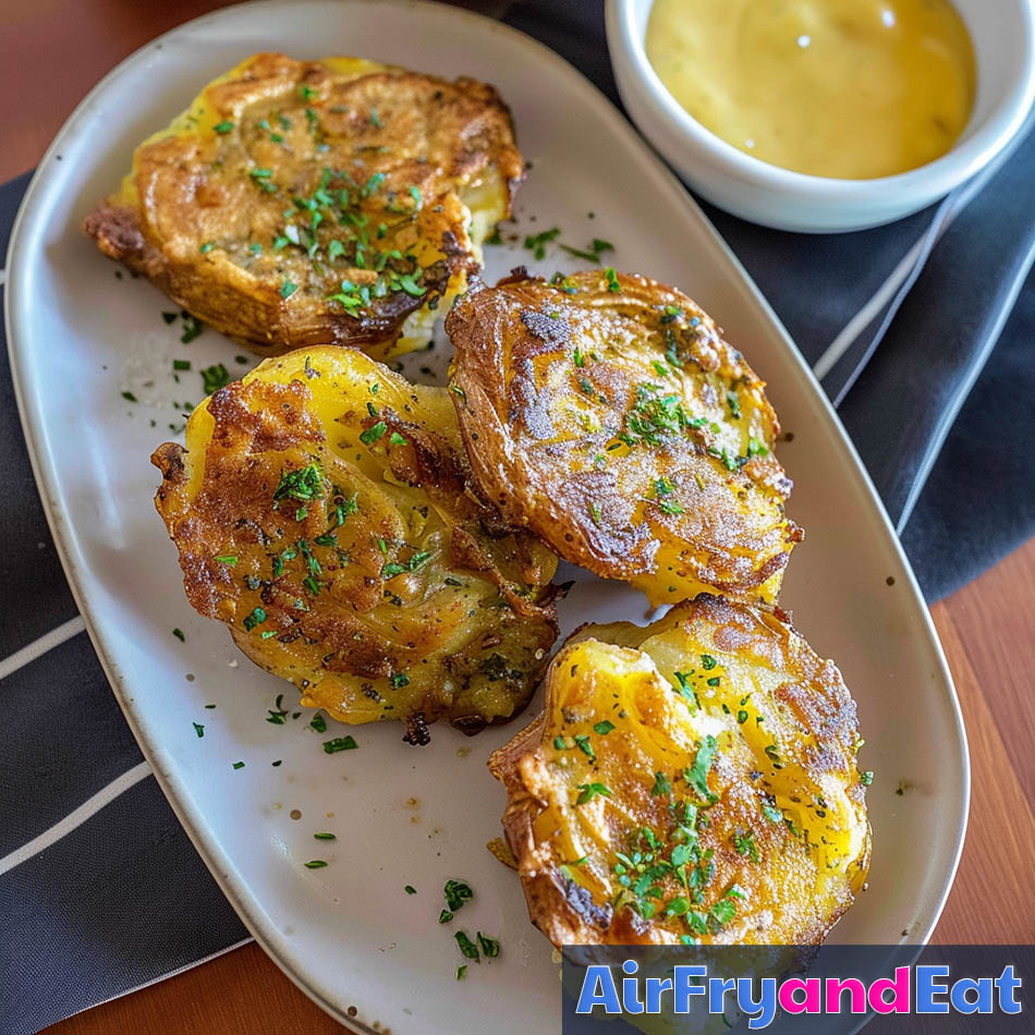 crispy smashed potatoes air fryer 