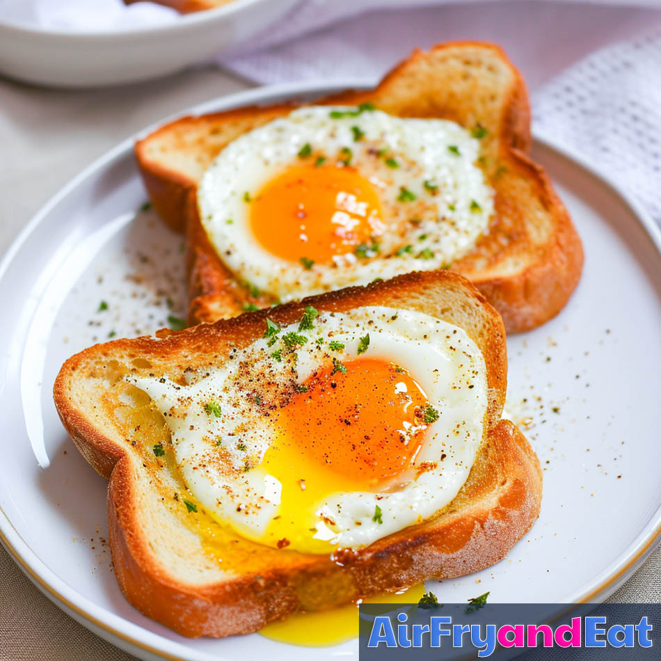 Air Fryer Egg Toast Easy Recipe Tastes Amazing Airfryandeat