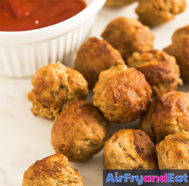 frozen meatballs in the air frye